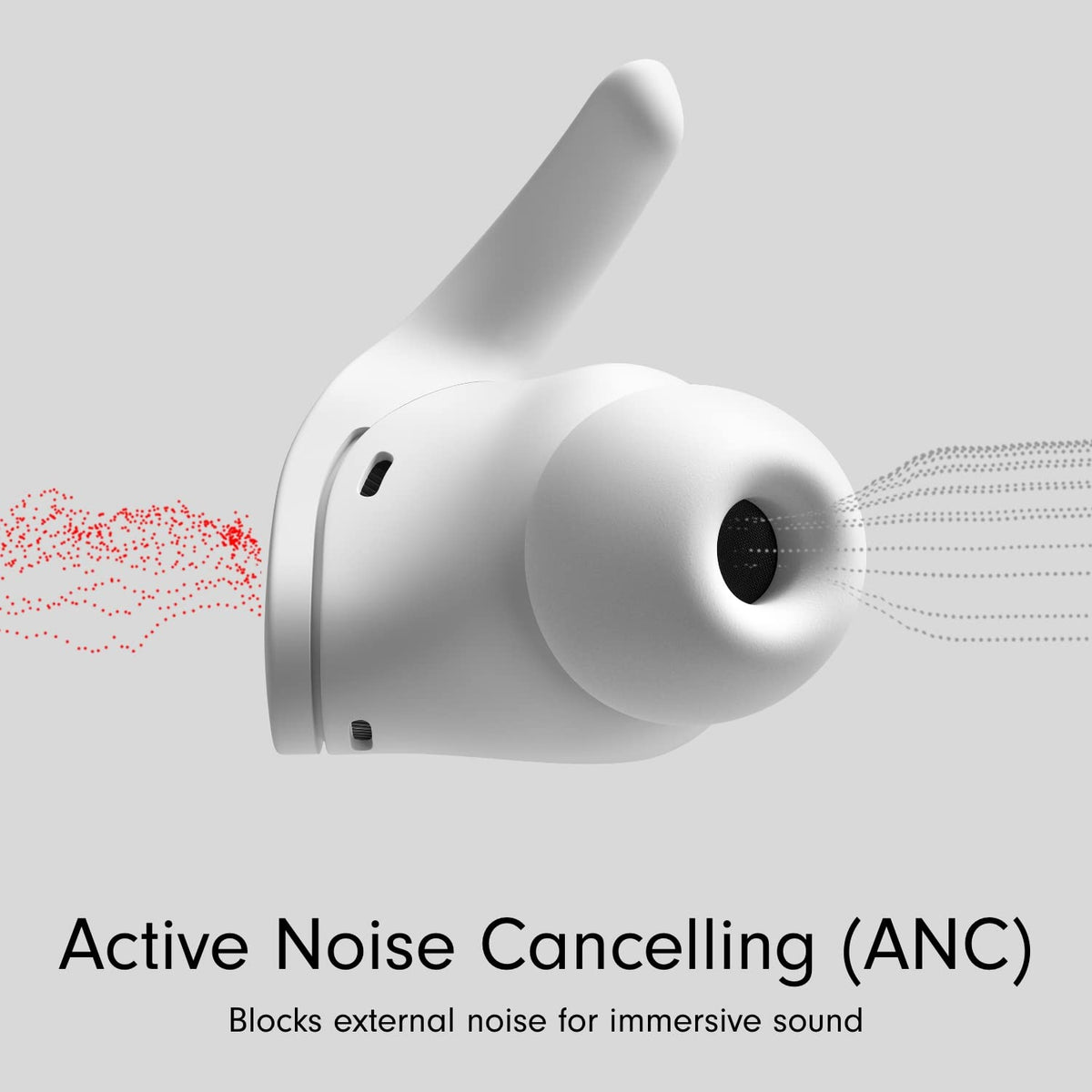 Beats Fit Pro True Wireless Noise Cancelling In-Ear Earbuds - White - MK2G3LL/A