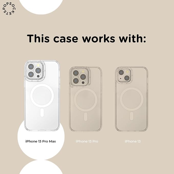 PopSockets iPhone 14 Pro Max Phone Case w/MagSafe- Rosso | Magnetic, Wireless Charging, Camera & Drop Protection, Red, Textured, Electronic Accessories, For iPad/Kindle/iPhone/Android