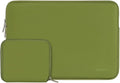 MOSISO Laptop Case 13.3 inch, 13-13.3 inch Laptop Sleeve Bag Compatible with MacBook Air/Pro 13 / Pro 14, HP Dell ASUS Lenovo Notebook, Neoprene Computer Sleeve Bag with Small Case, Chartreuse
