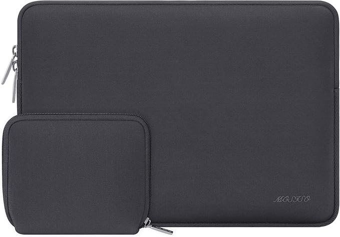 MOSISO Laptop Case 13 inch, 13 inch Laptop Sleeve Bag Compatible with MacBook Air 13 M4 M3 M2 M1 2025-2018 / Pro 13 M2 M1 2025-2016, Neoprene Computer Sleeve Bag with Small Case, Space Gray