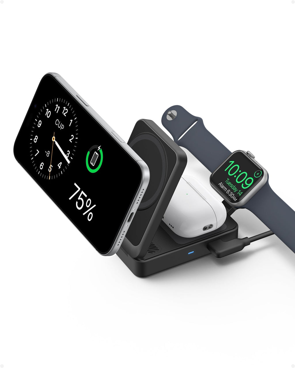 Anker MagGo Wireless Charging Station (Foldable 3-in-1)