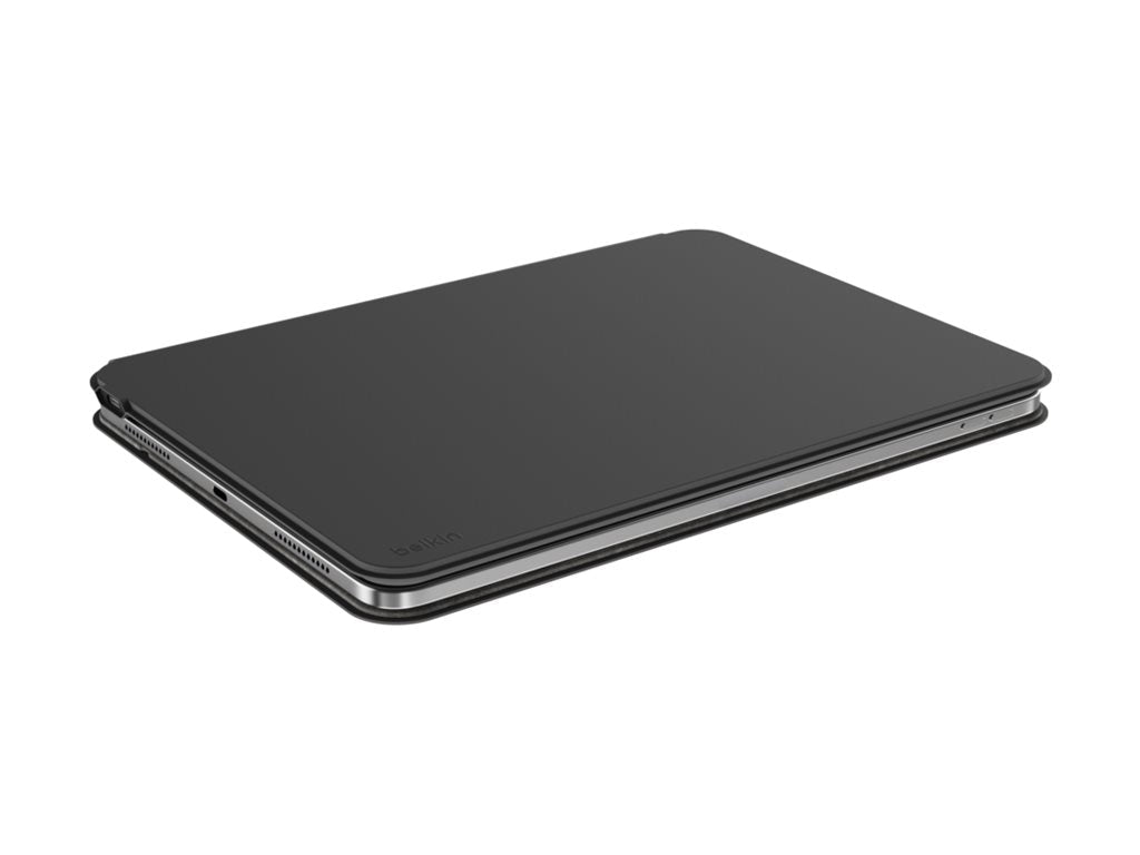 Belkin Connect Pro - Keyboard and folio case (protective case) - with magnetic stand - with trackpad - backlit - wireless - Bluetooth BBZ002TT-V1