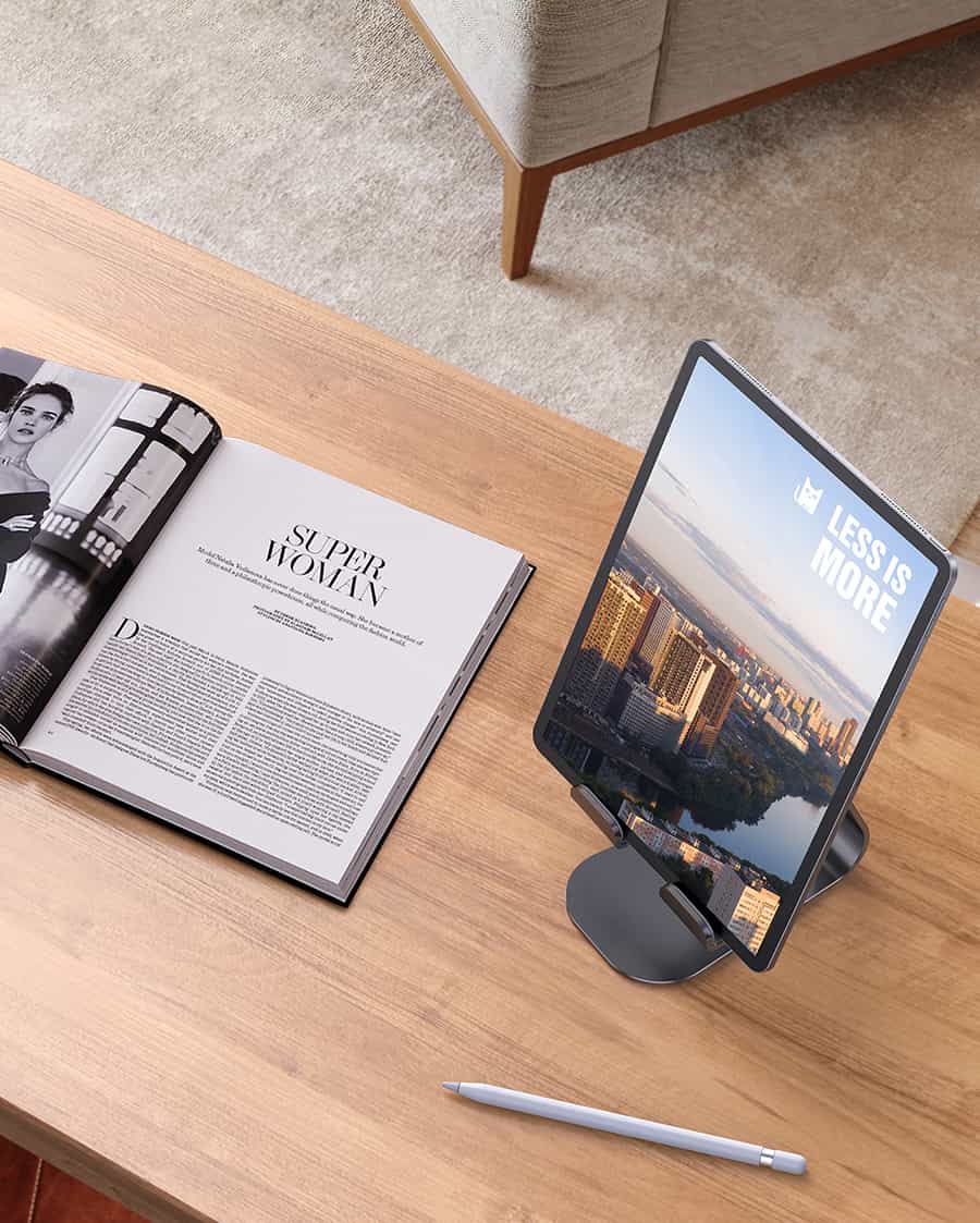 Lamicall Multi-angle Adjustable Tablet Stand for Desk