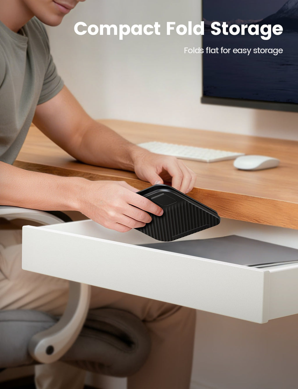 Lamicall Desktop Adjustable & Foldable 360°Rotation Tablet Stand Holder For 4.7-13" Devices