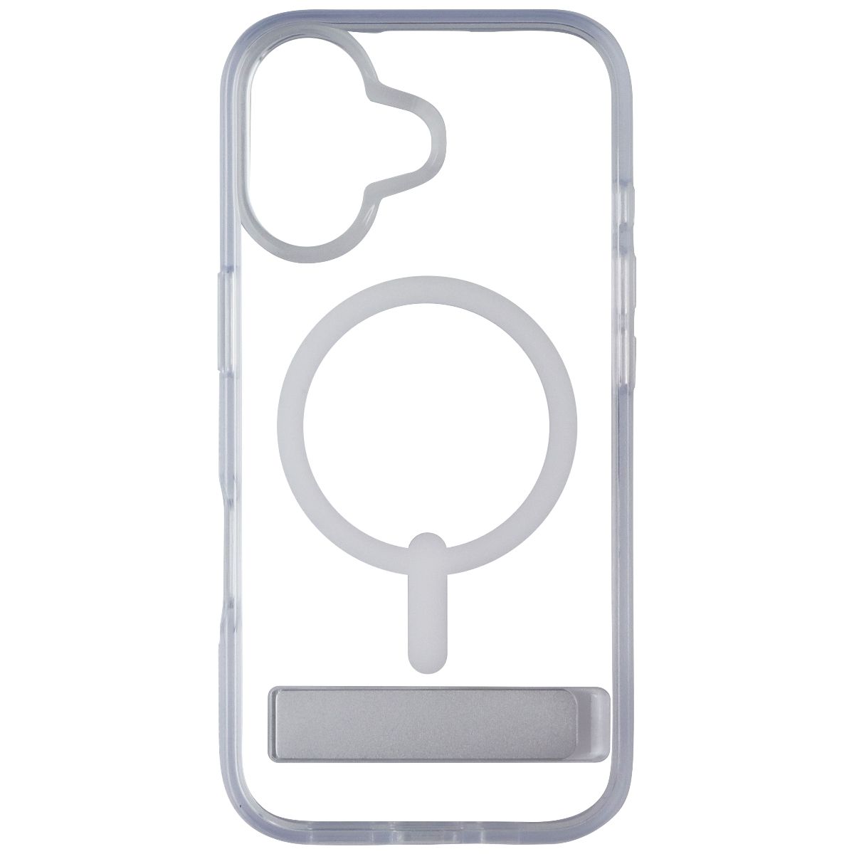 ZAGG Crystal Palace Snap Case with Kickstand for MagSafe for iPhone 17 - Clear